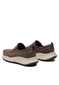 skechers - Skechers Półbuty Harvey 232517/CHOC Brązowy. Kolor: brązowy. Materiał: skóra