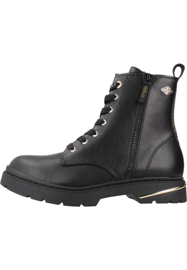 Replay - Buty REPLAY JOPLIN 16B Czarny. Kolor: czarny. Materiał: tkanina, syntetyk. Styl: sportowy. Sport: turystyka piesza