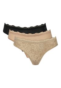 Calvin Klein Underwear Komplet stringów LV00QD5300 Kolorowy. Materiał: syntetyk. Wzór: kolorowy #1