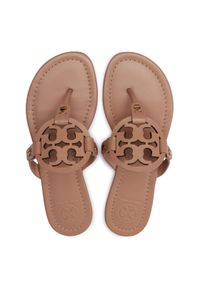 Tory Burch Japonki Miller 21168647 Beżowy. Kolor: beżowy. Materiał: skóra #1