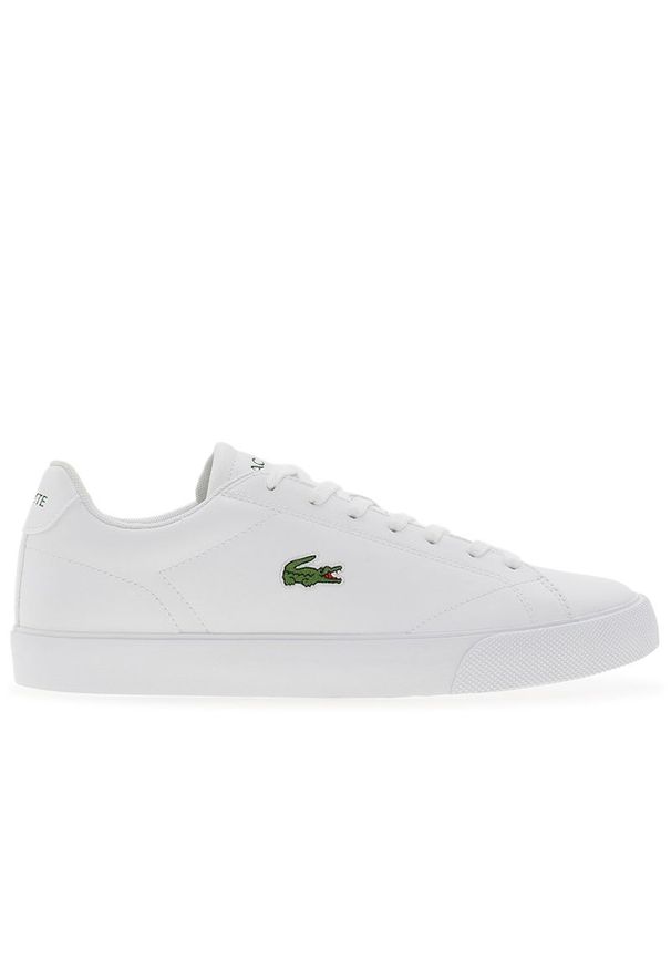 Buty Lacoste Lerond Set 749CMA0036-21G - białe. Zapięcie: sznurówki. Kolor: biały. Materiał: guma, skóra. Szerokość cholewki: normalna. Sport: tenis