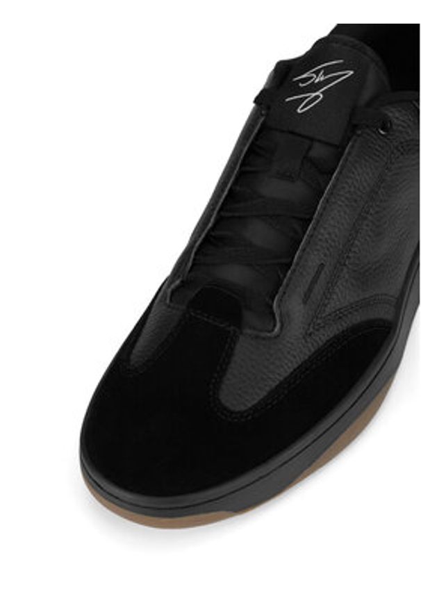 Shaq - SHAQ Buty do koszykówki FORTUNE AQ95012M-BB Czarny. Kolor: czarny. Materiał: skóra. Sport: koszykówka