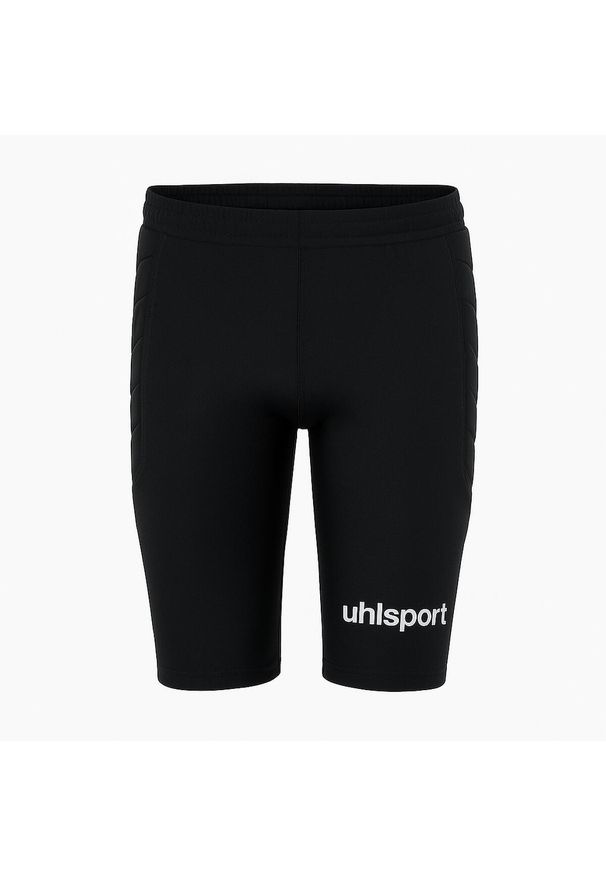 UHLSPORT - Szorty Uhlsport Goalkeeper Tights. Kolor: czarny, biały, wielokolorowy. Długość: krótkie. Sport: piłka nożna