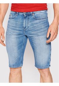 BOSS - Boss Szorty jeansowe Taber 50469955 Niebieski Slim Fit. Kolor: niebieski. Materiał: jeans, bawełna #1