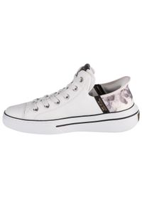 skechers - Buty do chodzenia męskie Skechers Snoop One. Kolor: biały. Materiał: skóra. Szerokość cholewki: normalna. Sport: turystyka piesza