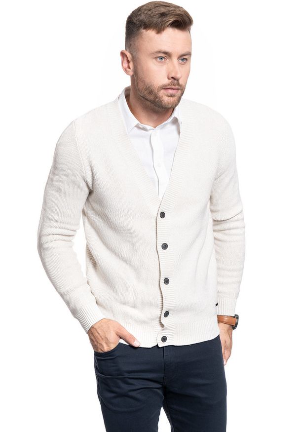 Mustang - MĘSKI SWETER ROZPINANY MUSTANG EDGAR CARDIGAN 1010104 2071