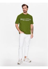 Marc O'Polo T-Shirt 321208351572 Zielony Regular Fit. Typ kołnierza: polo. Kolor: zielony