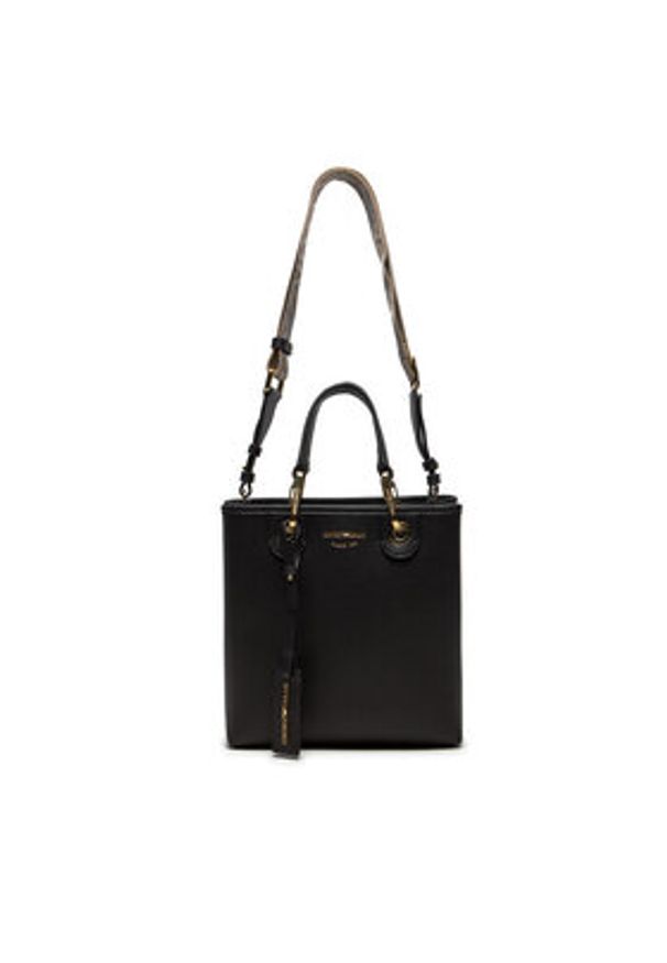 Emporio Armani Torebka EW000362 AF12103 MC032 Czarny. Kolor: czarny. Materiał: skórzane