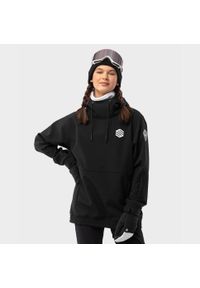 SIROKO - Kurtka snowboardowa damska W1-W Skywalk. Kolor: czarny. Materiał: softshell, materiał. Sport: snowboard