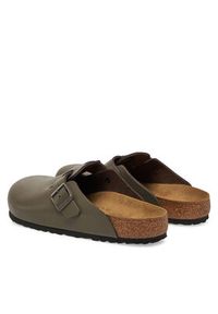 Birkenstock Klapki Boston NL 1029079 Brązowy. Kolor: brązowy. Materiał: skóra