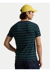 Polo Ralph Lauren T-Shirt 710803479031 Zielony Custom Slim Fit. Typ kołnierza: polo. Kolor: zielony. Materiał: bawełna
