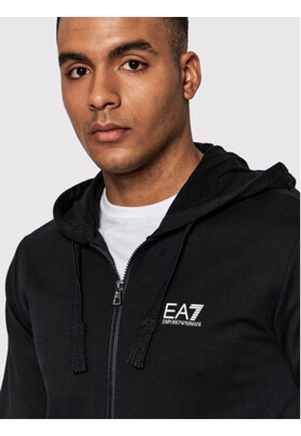 EA7 Emporio Armani Dres 8NPV50 PJ05Z 1200 Czarny Regular Fit. Kolor: czarny. Materiał: bawełna