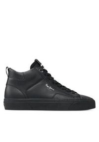 Pepe Jeans Sneakersy Yogi Original Boot PMS30789 Czarny. Kolor: czarny. Materiał: skóra #7