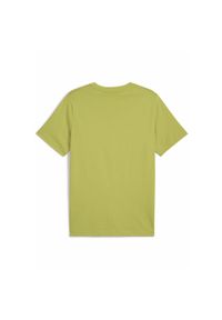 Puma - Męska koszulka z grafiką PUMATECH PUMA Sea Kelp Green. Kolor: zielony. Materiał: guma. Wzór: nadruk, kolorowy