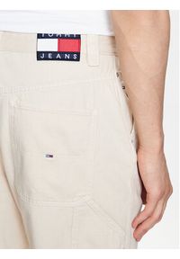 Tommy Jeans Szorty jeansowe Aiden DM0DM16159 Beżowy Baggy Fit. Kolor: beżowy. Materiał: bawełna #5