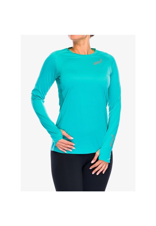 Bluza do biegania damska Inov-8 Base Elite LS. Kolor: zielony