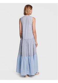 Silvian Heach Sukienka letnia GPP23359VE Niebieski Loose Fit. Kolor: niebieski. Materiał: bawełna. Sezon: lato #2