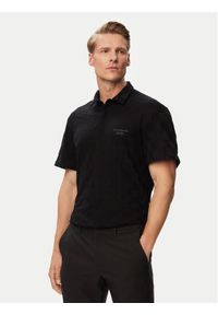 BOSS Polo Spirit70Jacq S 50560415 Czarny Regular Fit. Typ kołnierza: polo. Kolor: czarny. Materiał: bawełna #1