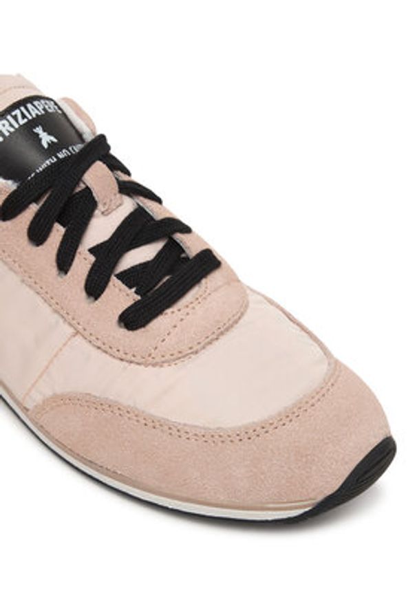 Patrizia Pepe Sneakersy 2Z0054/V040-F301 Różowy. Kolor: różowy. Materiał: skóra, zamsz