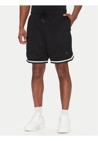 Jack & Jones - Jack&Jones Szorty sportowe Karl 12277554 Czarny Loose Fit. Kolor: czarny. Materiał: syntetyk. Styl: sportowy