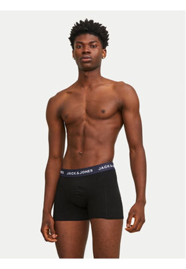 Jack & Jones - Jack&Jones Komplet 5 par bokserek 12254366 Czarny. Kolor: czarny. Materiał: bawełna