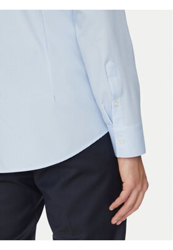 Liu Jo Koszula QA5118 J4912 Niebieski Slim Fit. Kolor: niebieski. Materiał: syntetyk