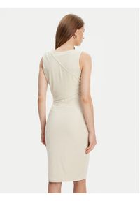 Guess Sukienka codzienna W5YK27 KAQL2 Écru Regular Fit. Okazja: na co dzień. Kolor: kremowy. Typ sukienki: proste. Styl: casual #3