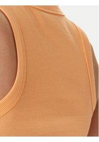 Hugo - HUGO Top Easy 50508857 Pomarańczowy Slim Fit. Kolor: pomarańczowy. Materiał: bawełna #3