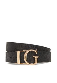 Guess Pasek Damski BW9266 P5330 Czarny. Kolor: czarny. Materiał: skóra