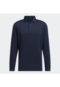 Adidas - Koszulka polo ADIDAS do golfa męska. Typ kołnierza: golf, polo. Materiał: materiał. Długość rękawa: długi rękaw. Długość: długie. Styl: sportowy #1