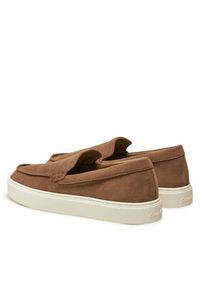 Calvin Klein Półbuty Moccasin Suede HM0HM01794 Brązowy. Kolor: brązowy. Materiał: zamsz, skóra #3