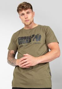 GORILLA WEAR - Classic Koszulka - zielony. Kolor: zielony. Sport: fitness