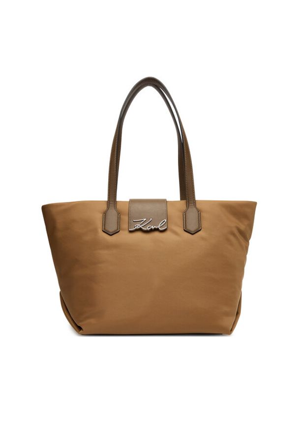 Karl Lagerfeld - KARL LAGERFELD Torebka A3W30029 Brązowy. Kolor: brązowy. Materiał: skórzane