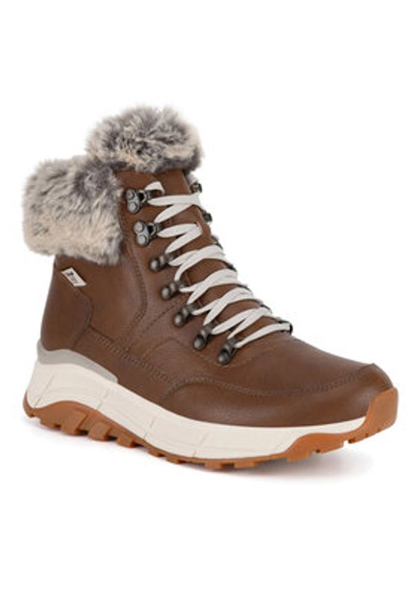 Rieker Revolution Lifestyle Botki W0063-22 Brązowy. Kolor: brązowy. Materiał: skóra