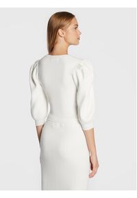 Glamorous Sweter CK5871 Biały Regular Fit. Kolor: biały. Materiał: wiskoza #5
