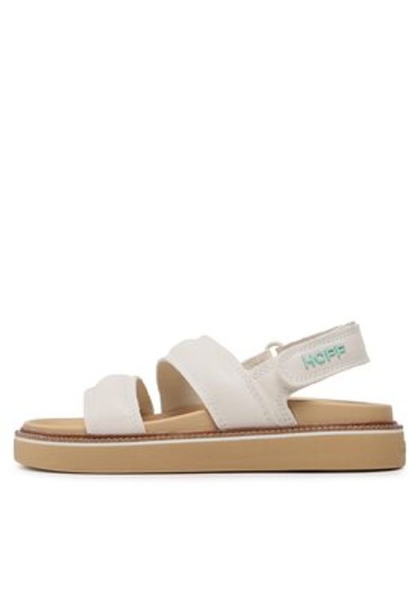 HOFF Sandały Road 12312004 Beżowy. Kolor: beżowy. Materiał: skóra