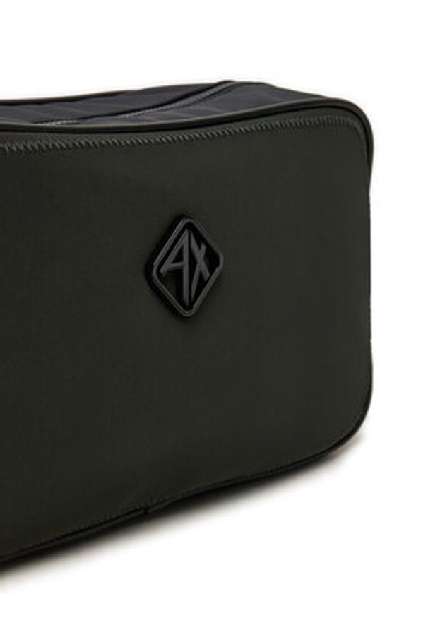 Armani Exchange Kosmetyczka XM000108 AF12099 MB066 Czarny. Kolor: czarny. Materiał: skóra
