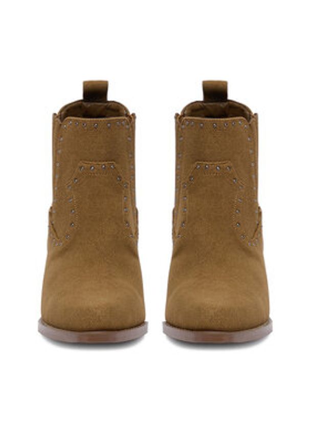 DeeZee Kowbojki LR230702 Brązowy. Kolor: brązowy. Materiał: materiał