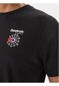 Reebok T-Shirt Greyson RK25568CCM Czarny Regular Fit. Kolor: czarny. Materiał: bawełna #5