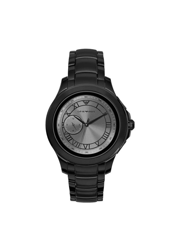 Emporio Armani - Smartwatch EMPORIO ARMANI - Alberto ART5011 Black. Rodzaj zegarka: smartwatch. Kolor: czarny