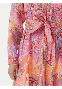 Hale bob - Hale Bob Sukienka koszulowa 4YDD632A Różowy Regular Fit. Kolor: różowy. Materiał: len. Typ sukienki: koszulowe #2