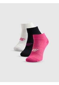 4f - 4F Skarpetki krótkie (3-pack) dziewczęce - multikolor 35-37. Kolor: wielokolorowy #1