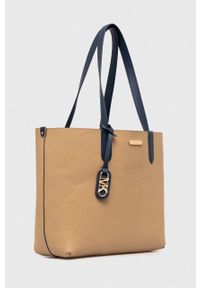 MICHAEL Michael Kors torebka skórzana dwustronna kolor granatowy. Kolor: niebieski. Materiał: skórzane. Rodzaj torebki: na ramię #2
