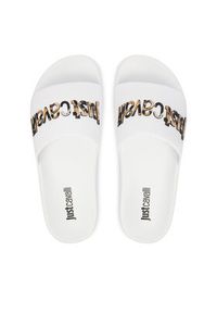 Just Cavalli Klapki 80RA3SZ1 ZSE51 Biały. Kolor: biały. Materiał: syntetyk #5