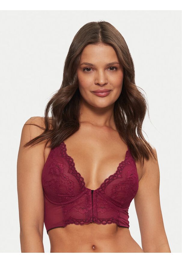 Gossard Biustonosz z fiszbiną Superboost 7718 Fioletowy. Kolor: fioletowy. Materiał: syntetyk