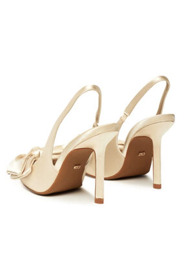 DeeZee Szpilki R705-3 Beżowy. Kolor: beżowy. Materiał: materiał. Obcas: na szpilce