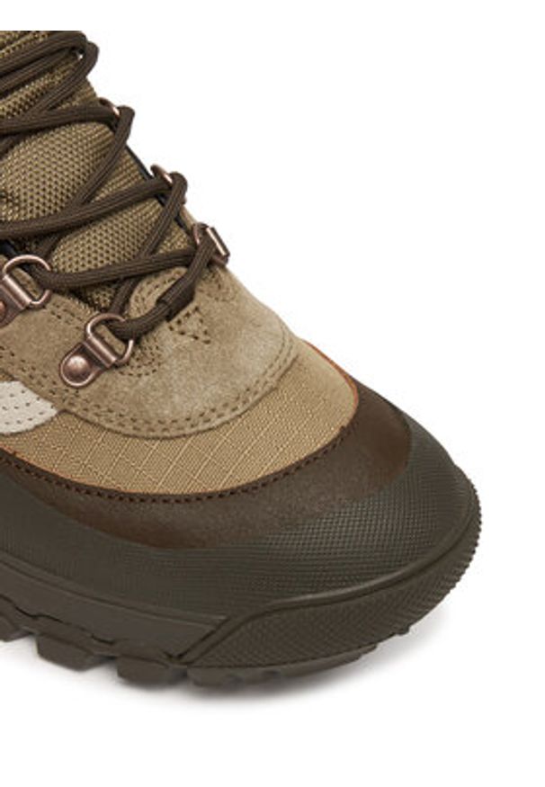Vans Trapery MTE Snow-Kicker Gore-Tex VN000D28EMF1 Khaki. Kolor: brązowy. Materiał: skóra, zamsz