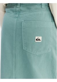 Quiksilver Spódnica jeansowa Mason EQWWK03027 Turkusowy Regular Fit. Kolor: turkusowy. Materiał: bawełna #2