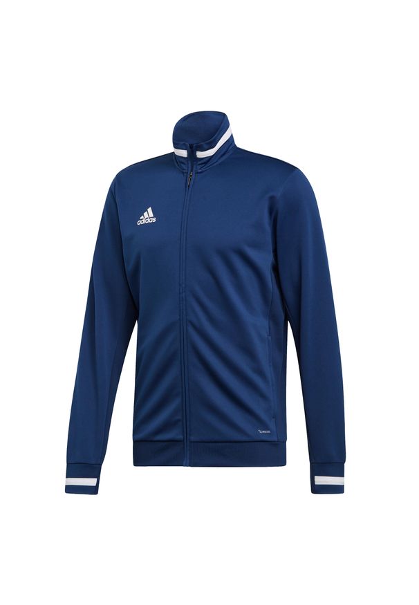 Adidas - Team 19 Track Jacket Bluza 838. Kolor: niebieski, wielokolorowy, biały