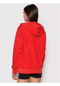 Adidas - adidas Bluza Hoodie HF7508 Czerwony Regular Fit. Kolor: czerwony. Materiał: bawełna #5